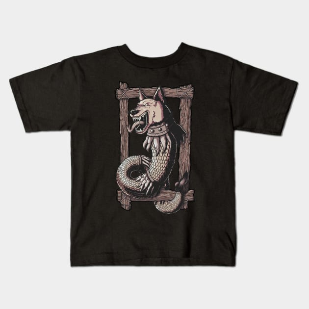 Dacian flag (Draco) Kids T-Shirt by FangZ